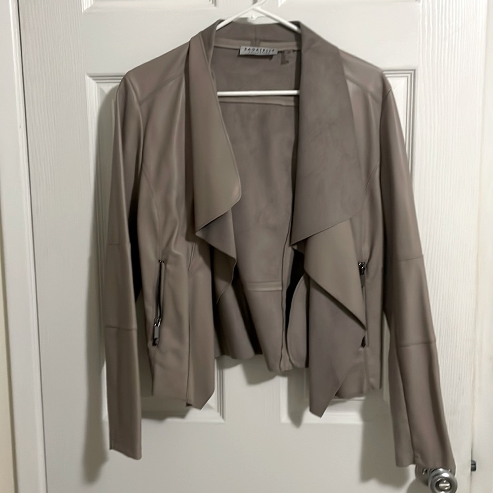 Tan Leather Jacket size M